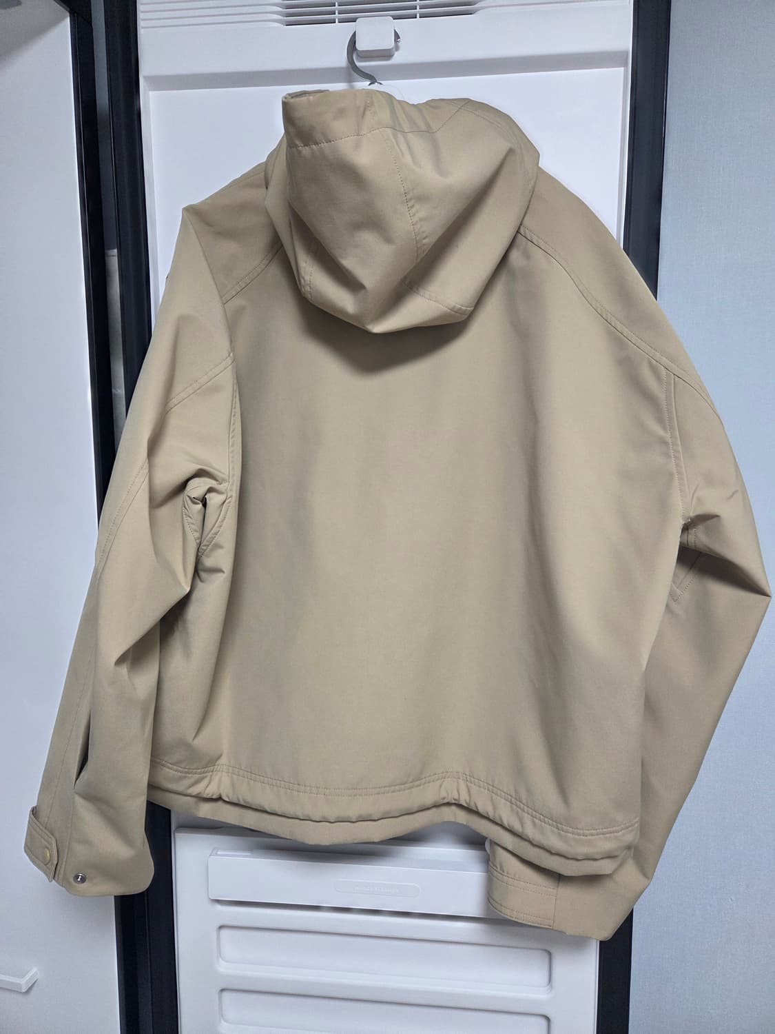 솔리드옴므 후드 쉘파카 50 베이지 상품이미지2