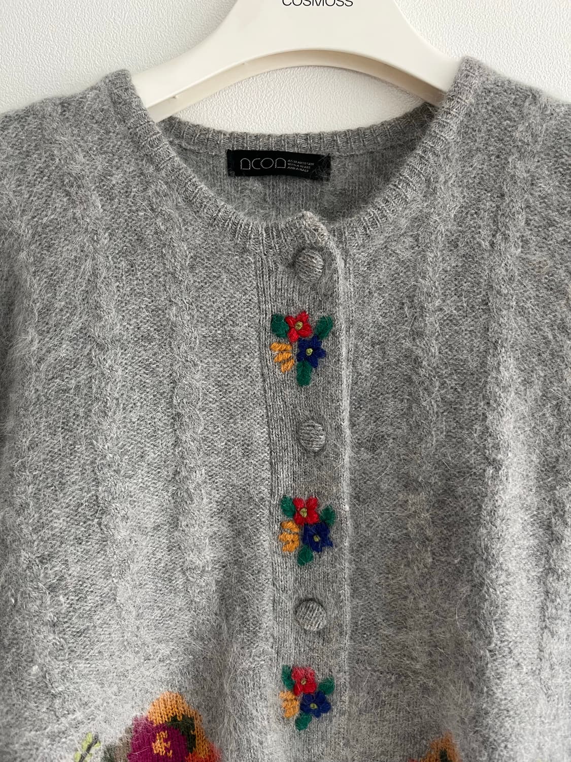 일본 빈티지 핸드자수 가디건 상품이미지2