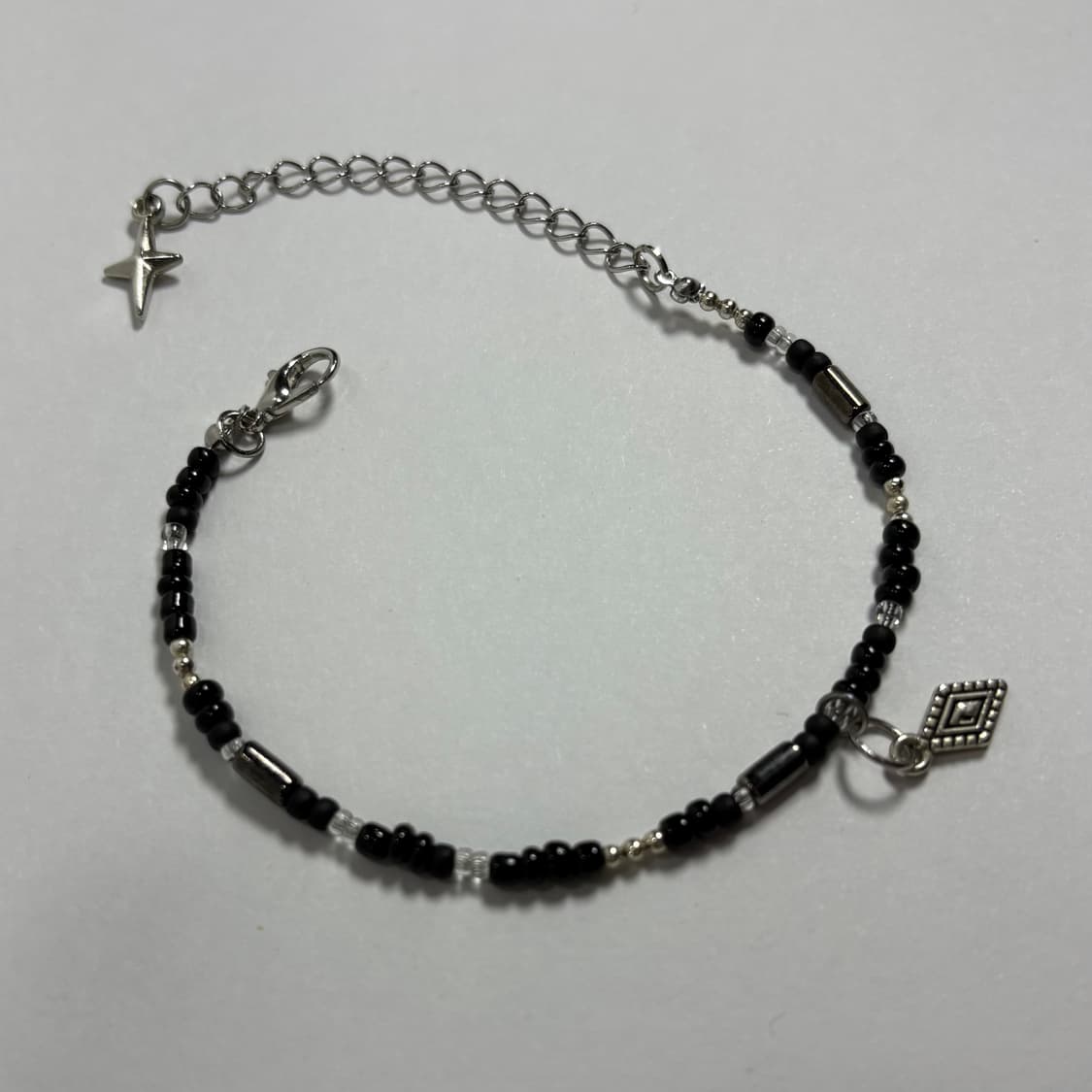 핸드메이드 비즈 팔찌 Black Dia 021 상품이미지8