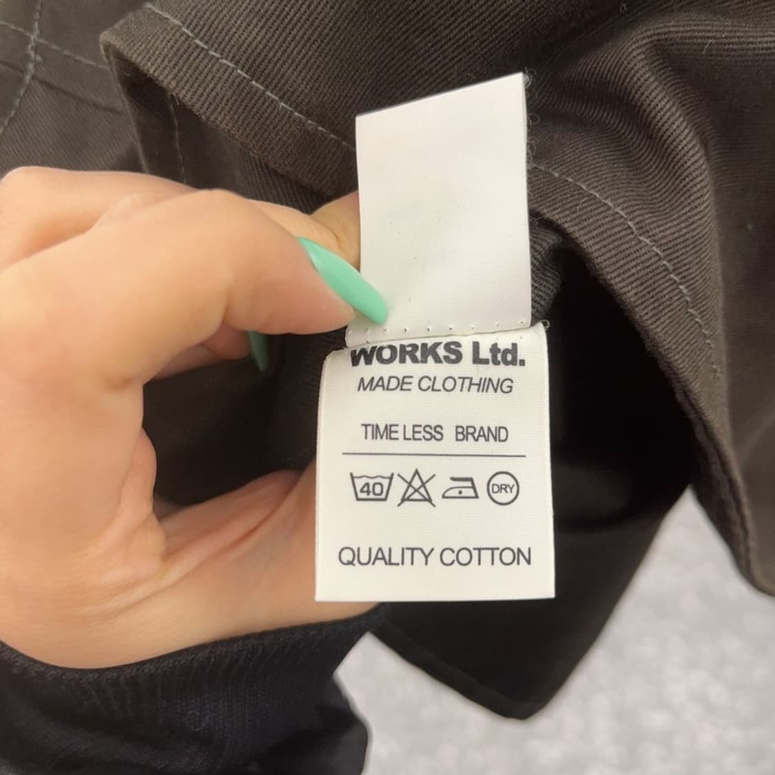 니들워크 빈티지 스트릿 레터링 워크 조끼 베스트 40 C07186 상품이미지6