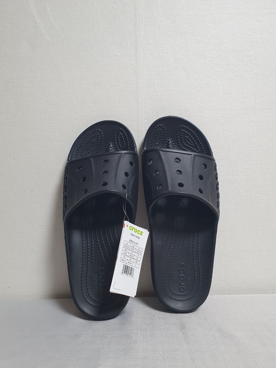 크록스 바야2 슬라이드 블랙 280mm 새상품 슬리퍼 상품이미지2
