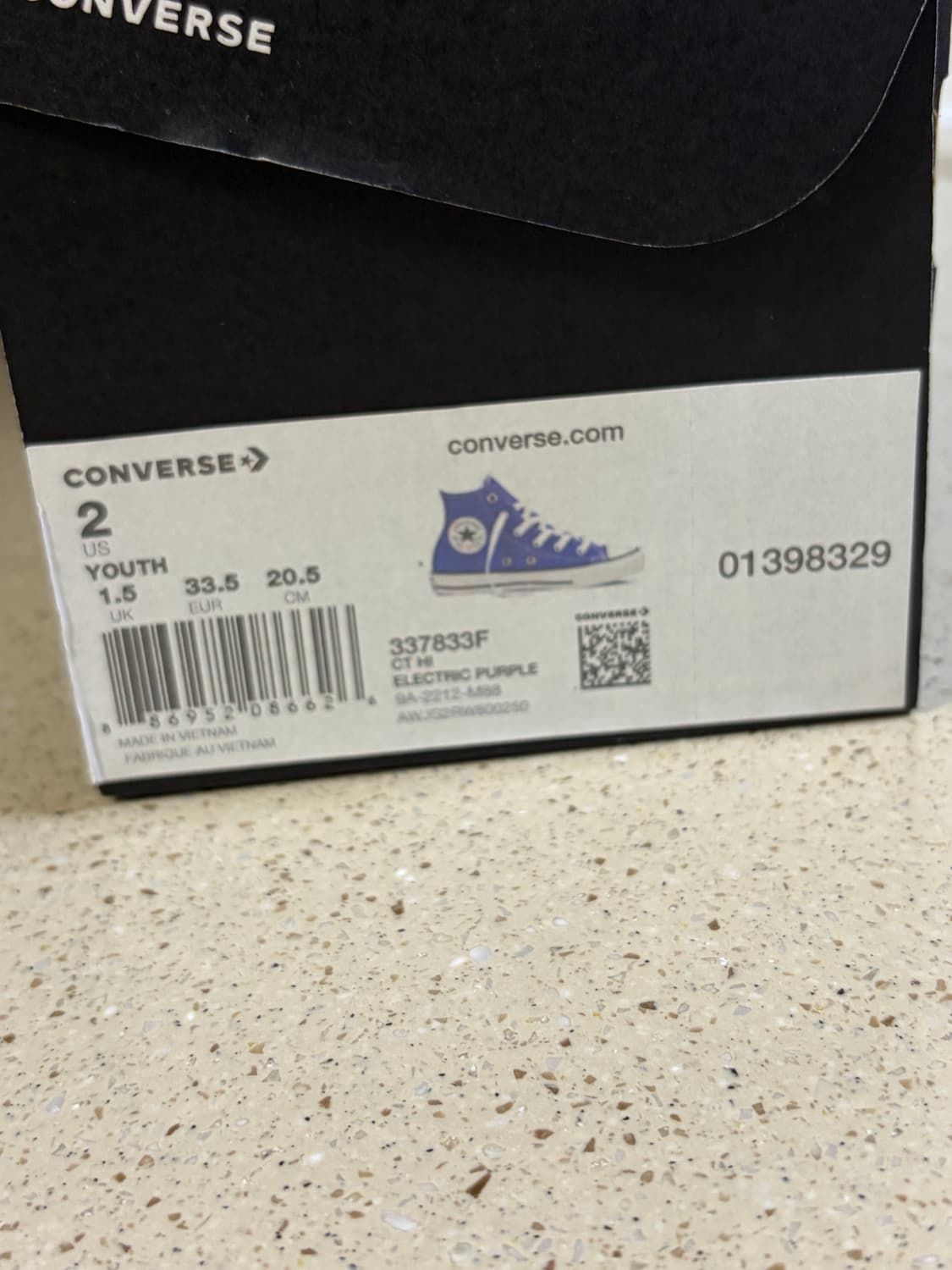 컨버스 하이 퍼플 220 새상품 상품이미지7