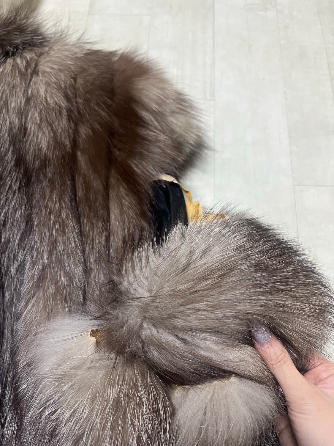 진우모피 사가폭스코트 리얼모피 리폼용 상품이미지2