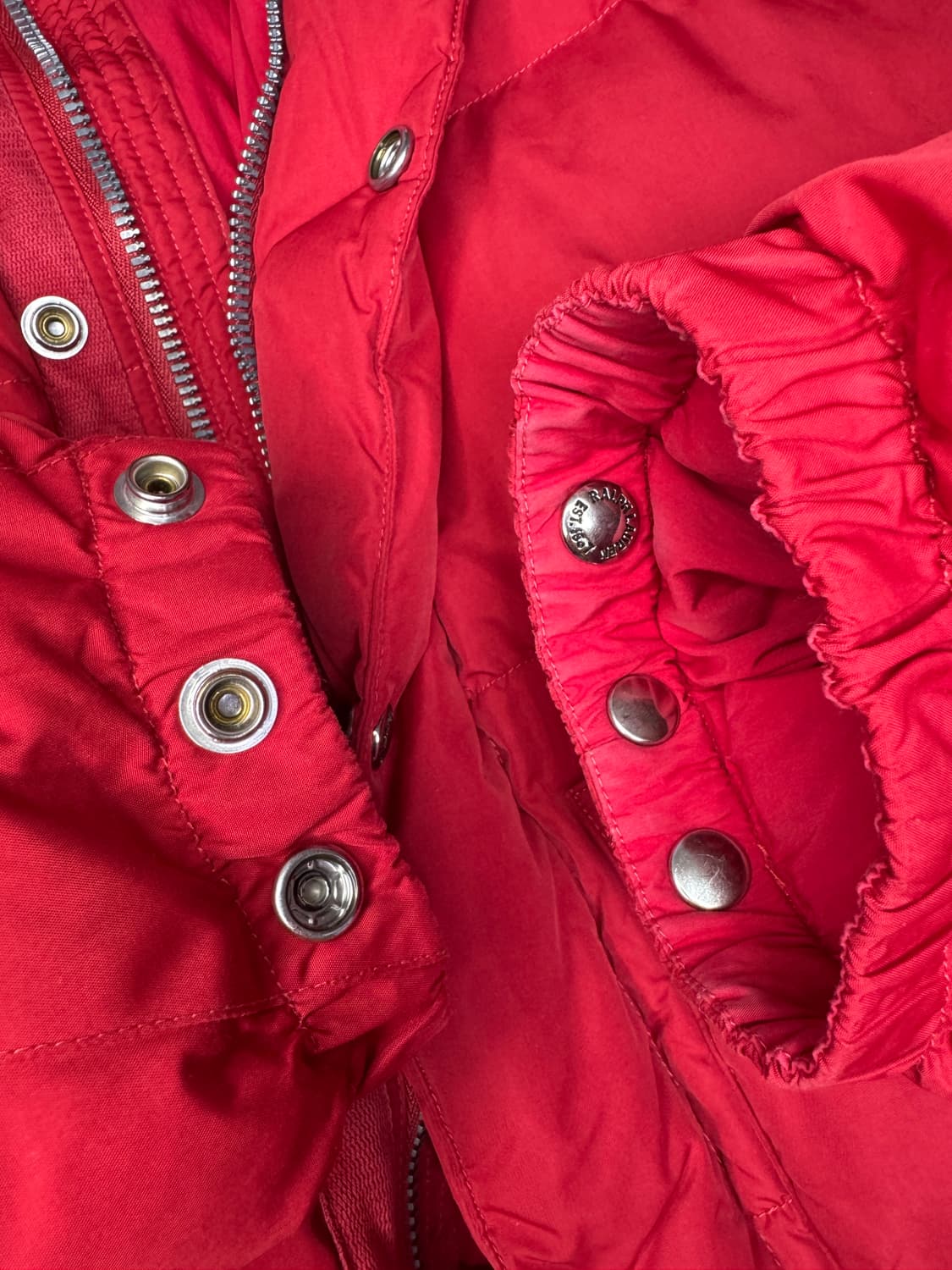 빈티지 폴로 POLO 랄프로렌 덕다운 패딩 레드 M 상품이미지9