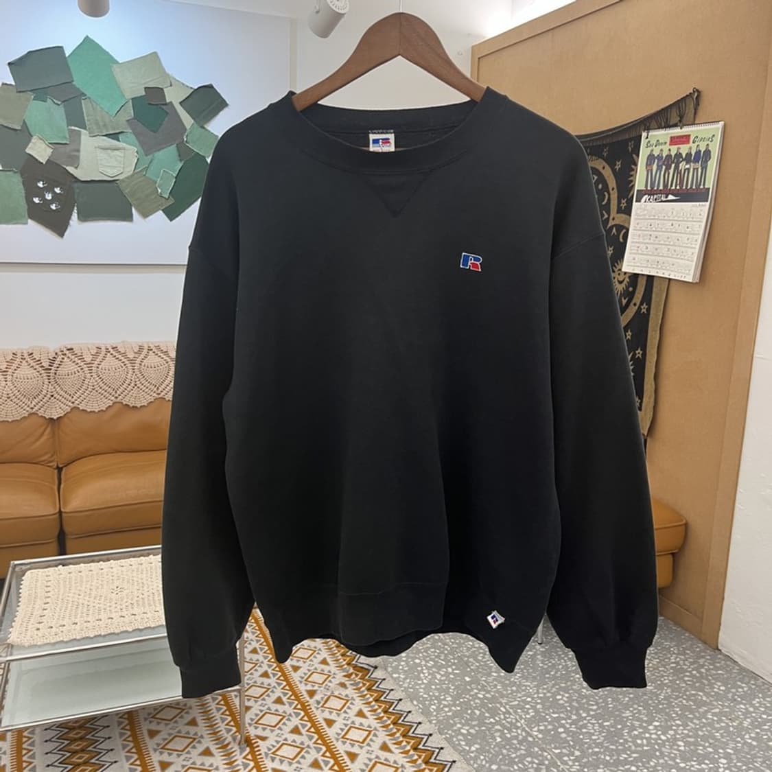 러셀 USA 90s 빈티지 스몰로고 오버핏 맨투맨 L C10800 상품이미지3