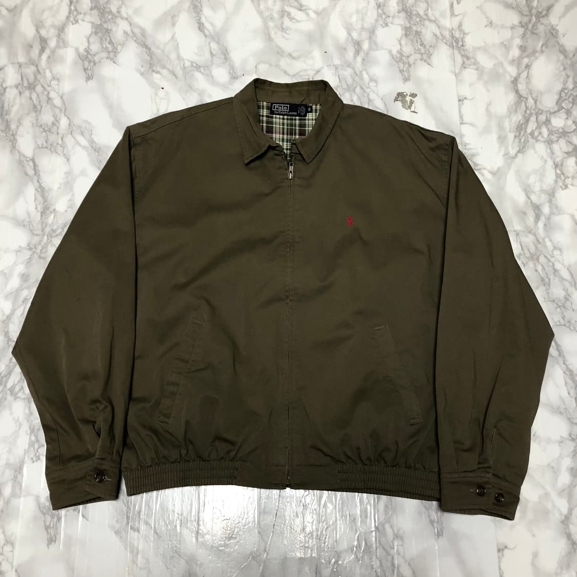 폴로 랄프로렌 스윙톱 블루종 자켓딥카키 상품이미지2