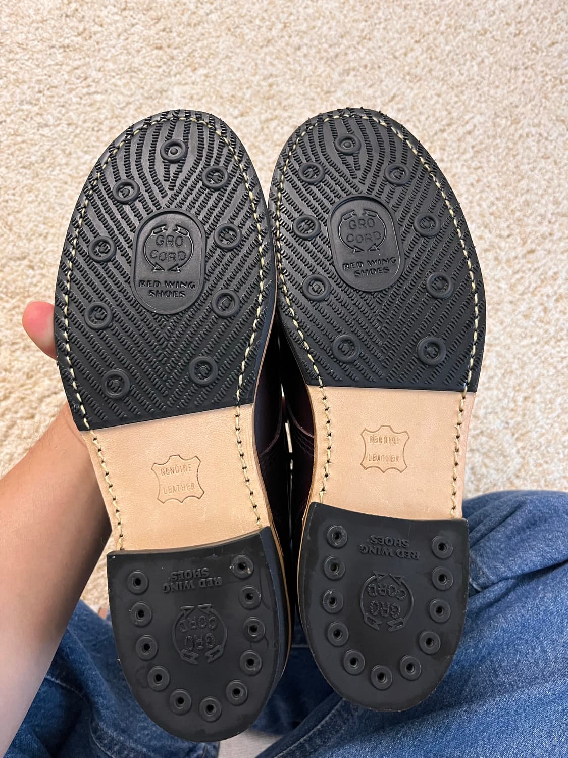 [미사용새상품] 레드윙 벡맨 9419 블랙 체리 9팩토리 세컨드 상품이미지6