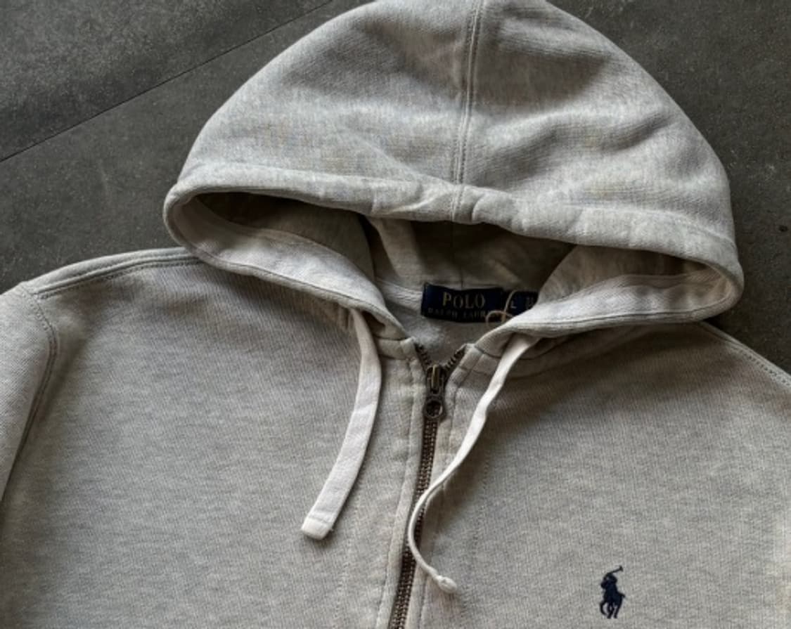 [L,105]폴로랄프로렌 Gray Zip-Up Hoodie 상품이미지2
