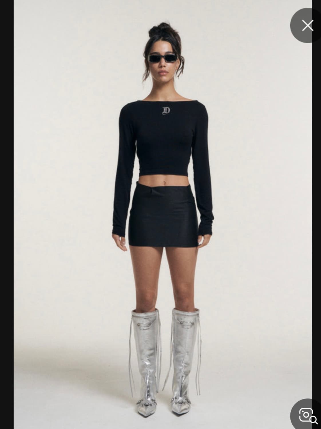 오도어odor 크리스탈 백오픈 탑 crystal back open top 상품이미지1