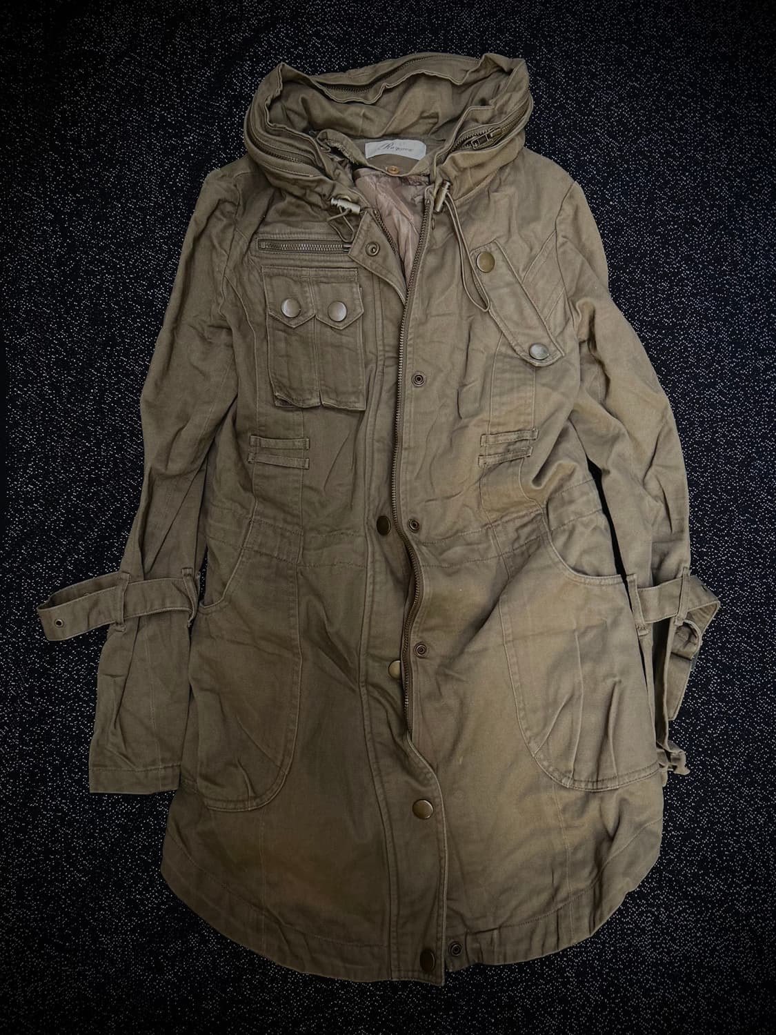 rare design 2000s Jpn vtg 그런지 멀티포켓 야상자켓 상품이미지3