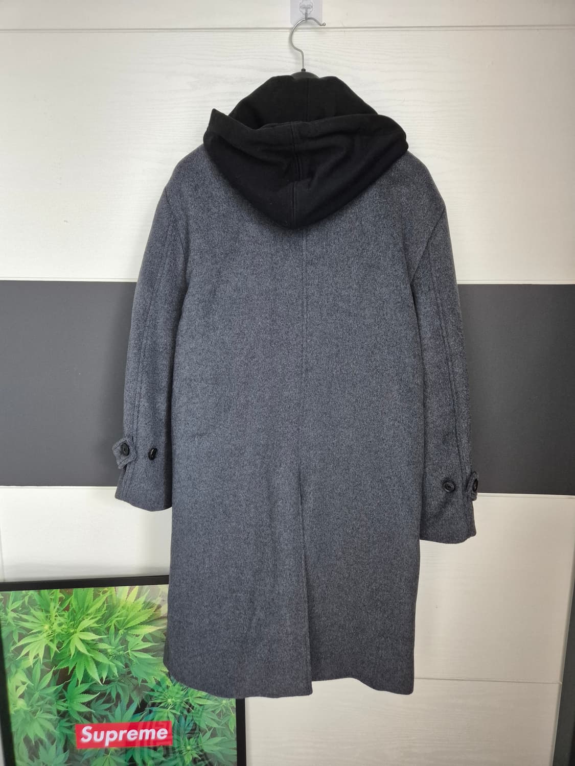 WOOALONG.우알롱.후드롱코트 상품이미지3