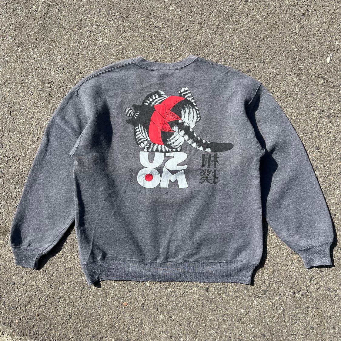 90’s 크레이지 셔츠 클리반 캣 스모 스웻셔츠 상품이미지2