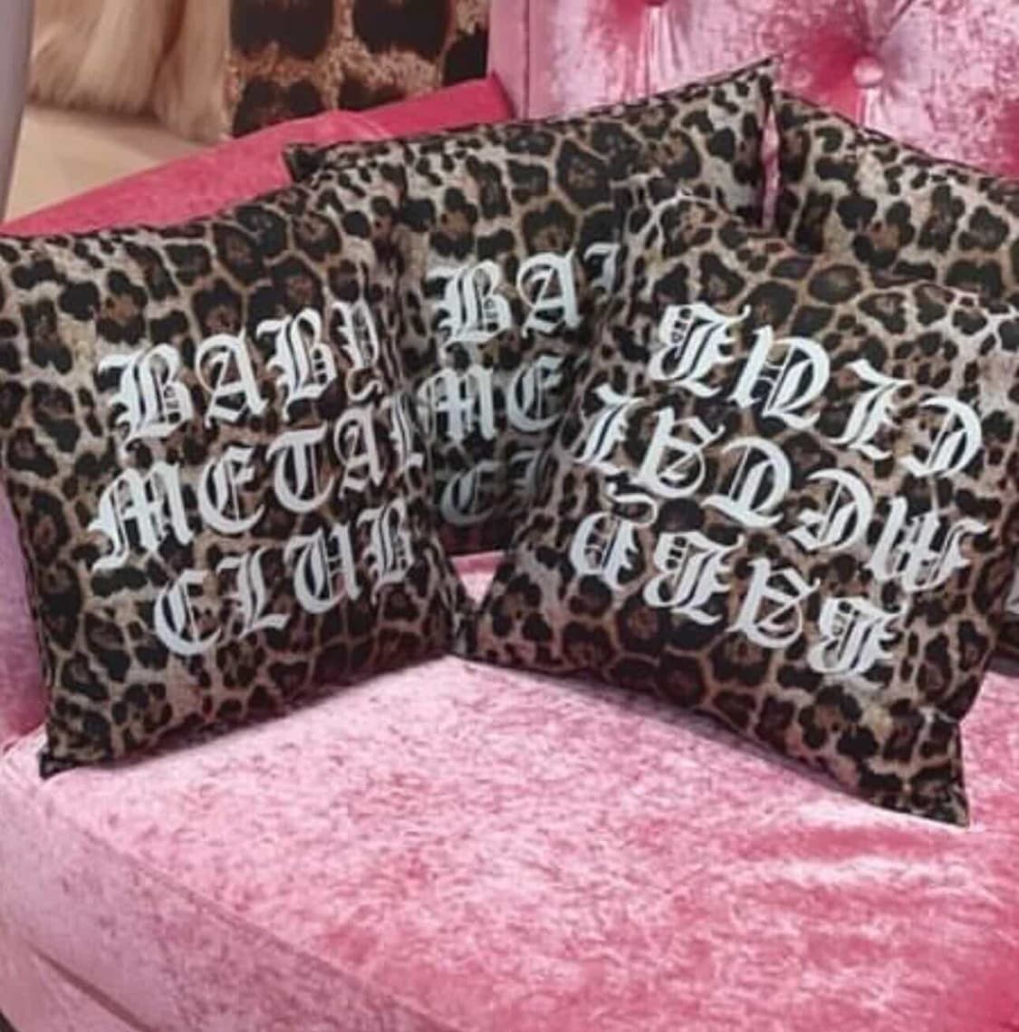 베이비메탈 클럽 팝업 한정 쿠션 상품이미지1