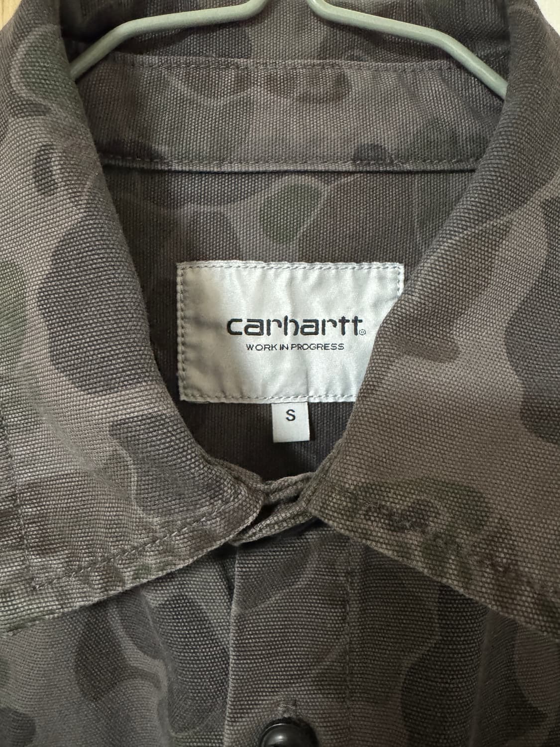 칼하트 카모 워크 셔츠 상품이미지4