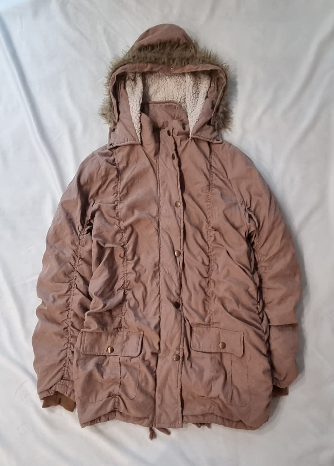 빈티지 모리걸 하구미 갸루 퍼 자켓 상품이미지1