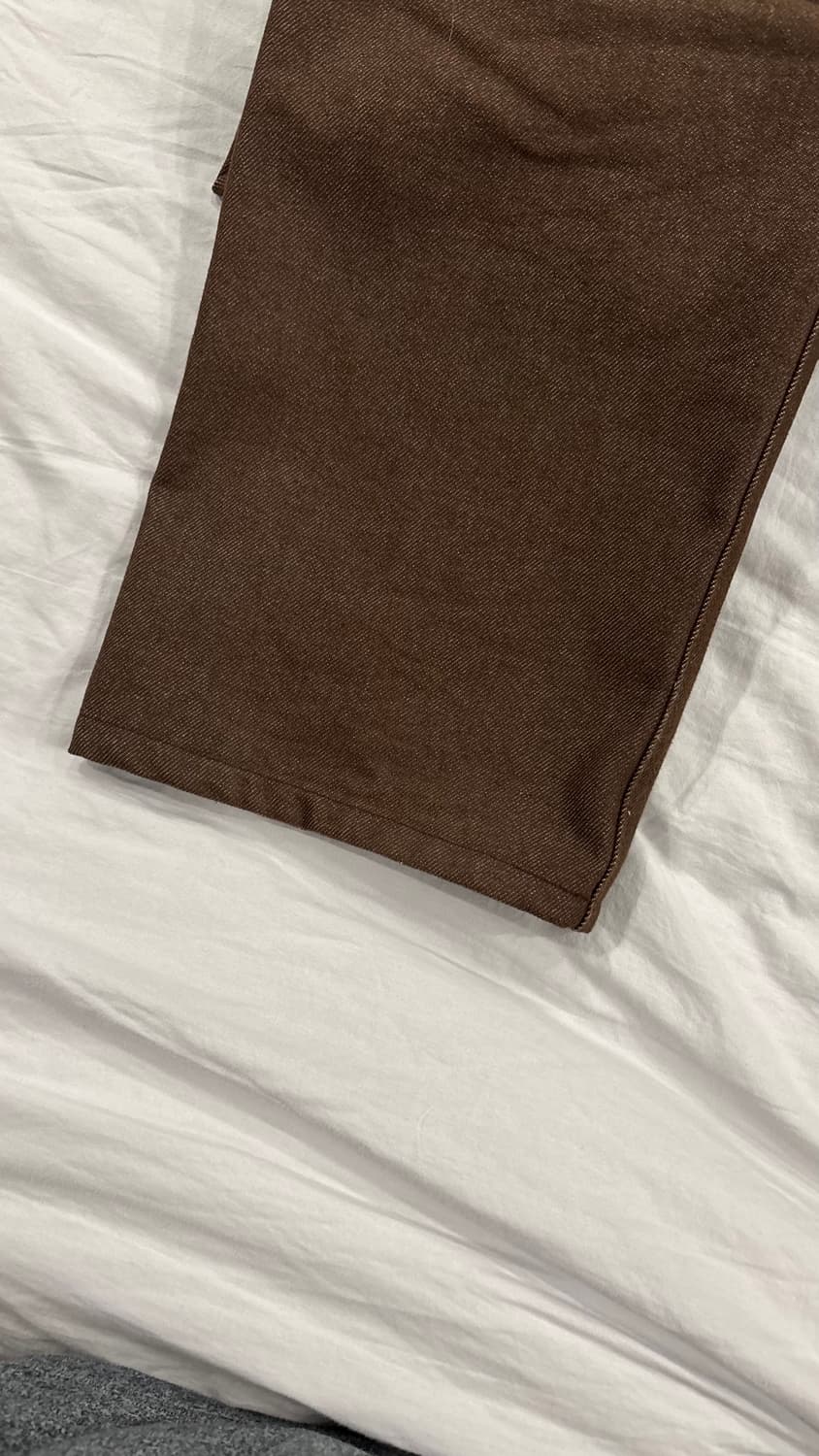 아모멘토 컬러드 데님 브라운 L 상품이미지4