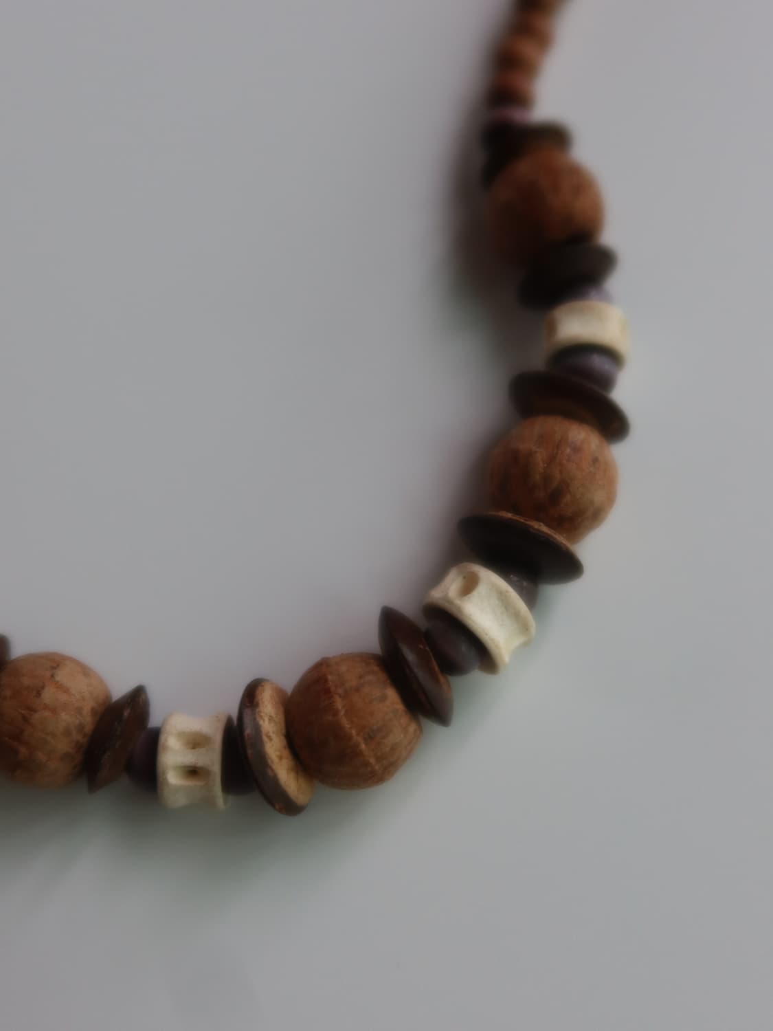 mixed wood bead necklace 상품이미지4