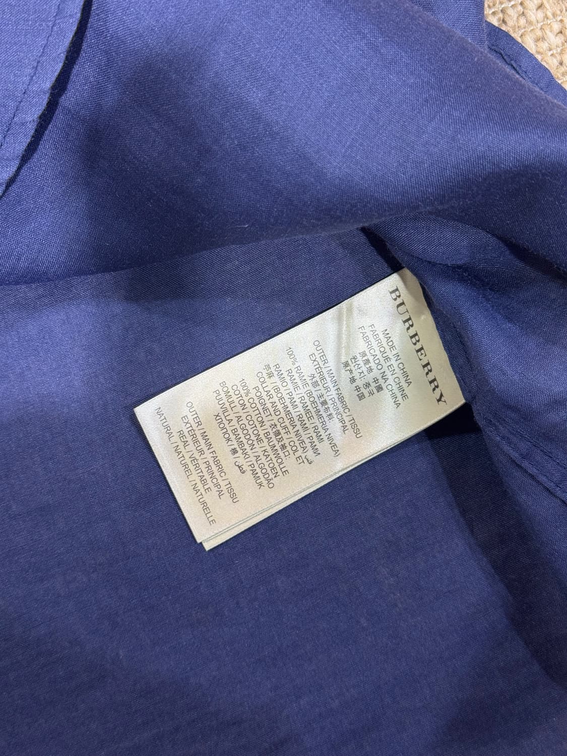 버버리 린넨 셔츠 상품이미지8