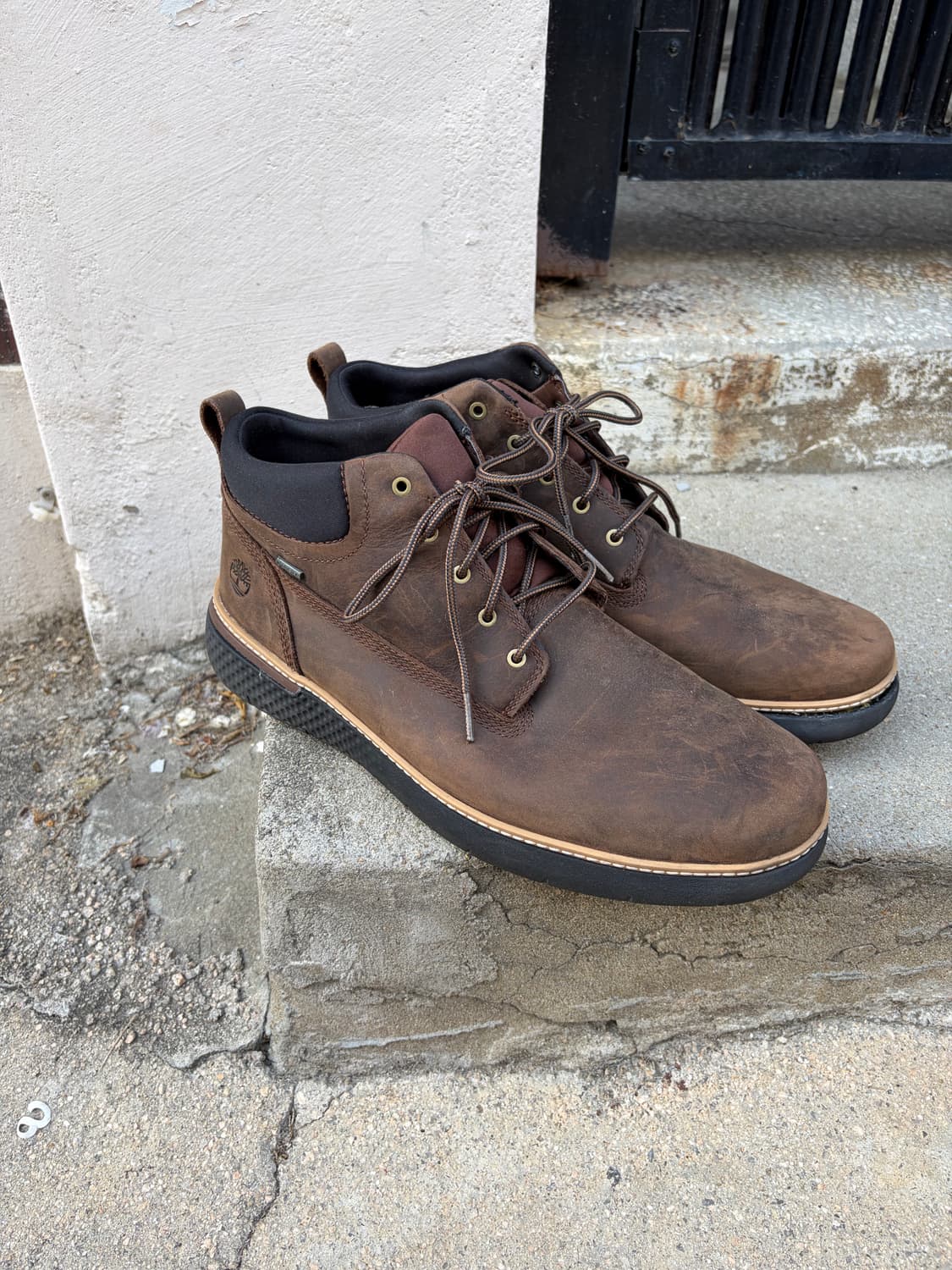 290) Timberland 크로스 마크 레더 부츠 상품이미지1