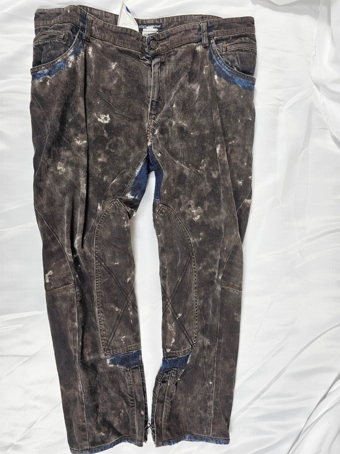 돌체앤가바나페인팅진팬츠 상품이미지1