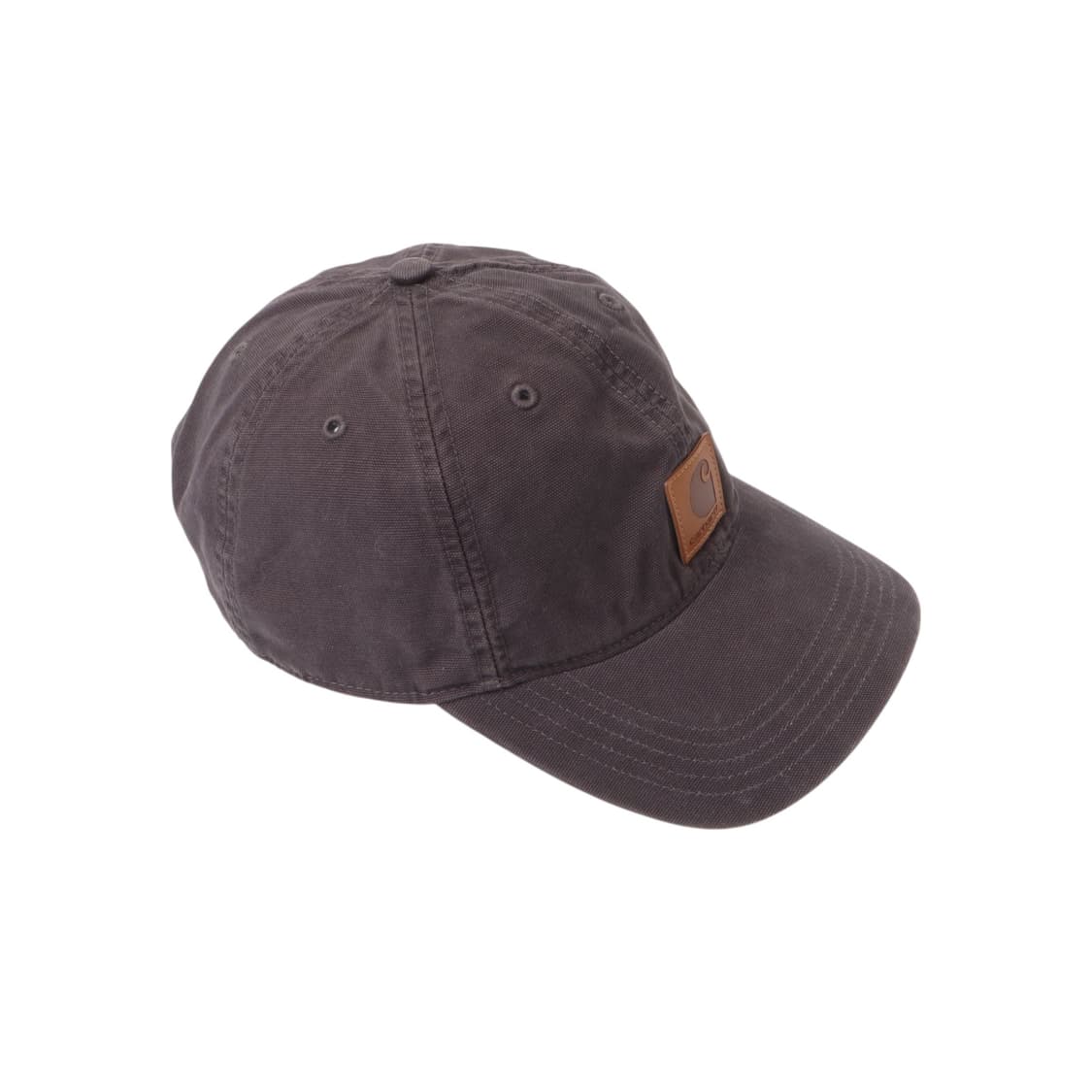 칼하트 그레이 레더탭 캔버스 캡 상품이미지6