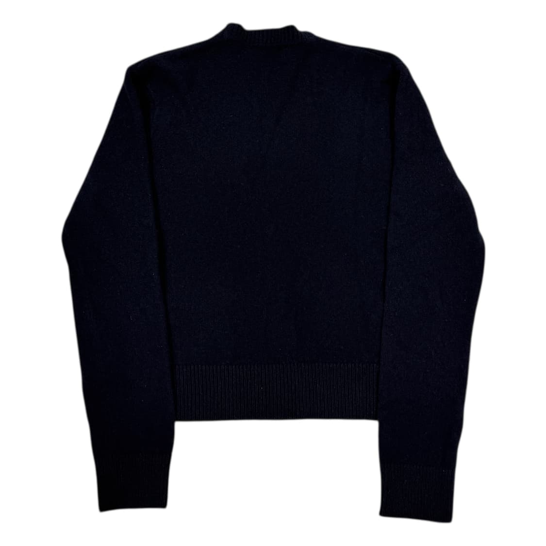 메종키츠네 폭스 패치 로고 울 모 가디건 네이비 S 상품이미지3