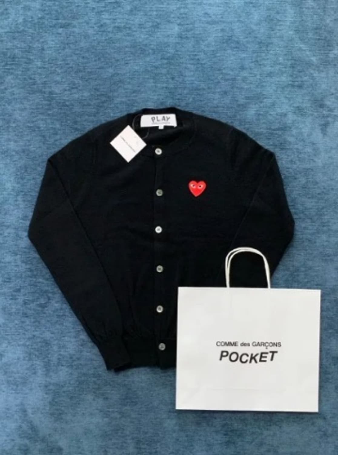 🔥[새상품/정품]🔥 꼼데가르송 울 라운드 가디건 상품이미지2