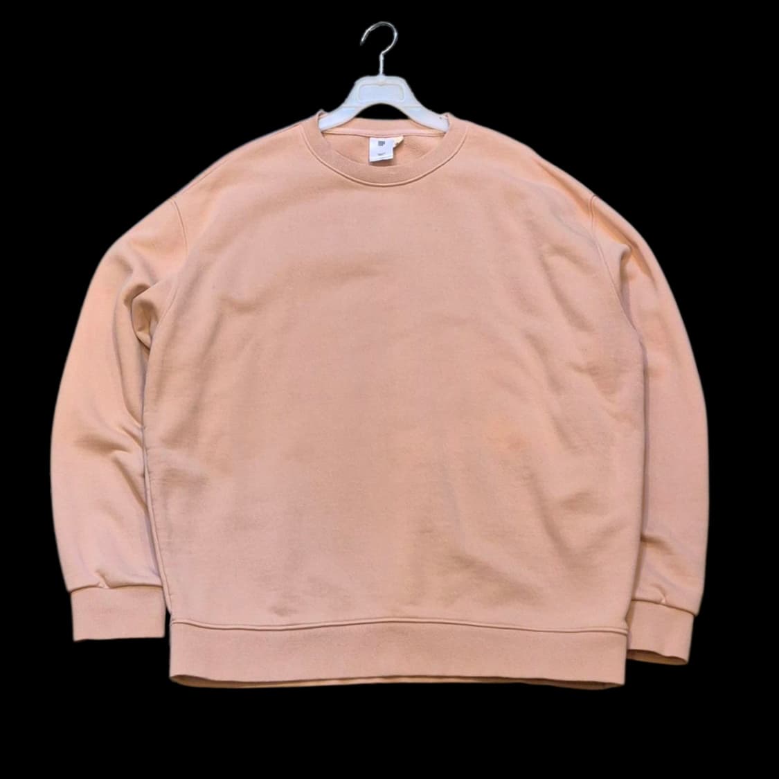 M~L 핑크 무지 맨투맨  상품이미지1