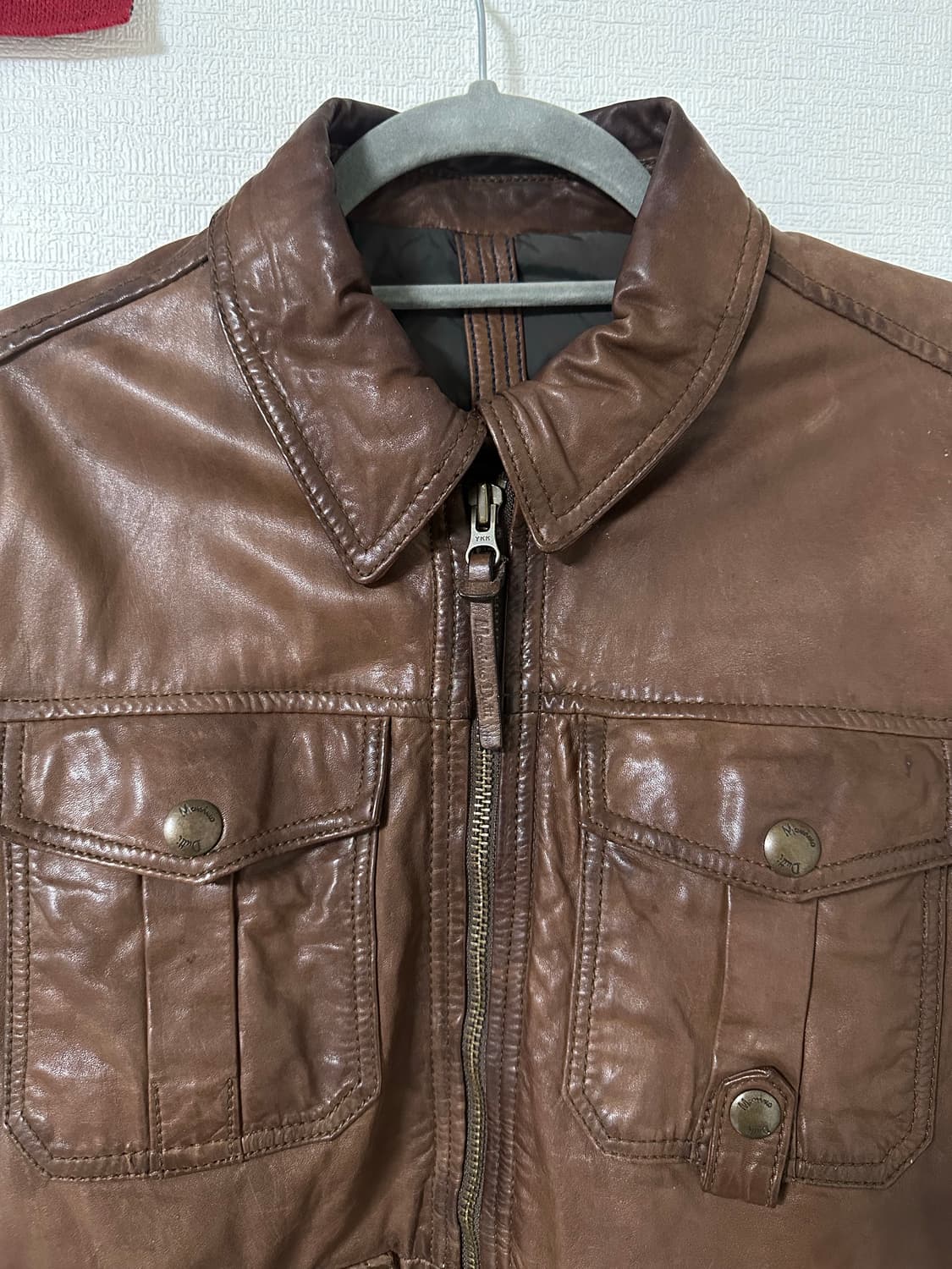 Massimo Dutti 카우하이드  레더자켓 상품이미지2