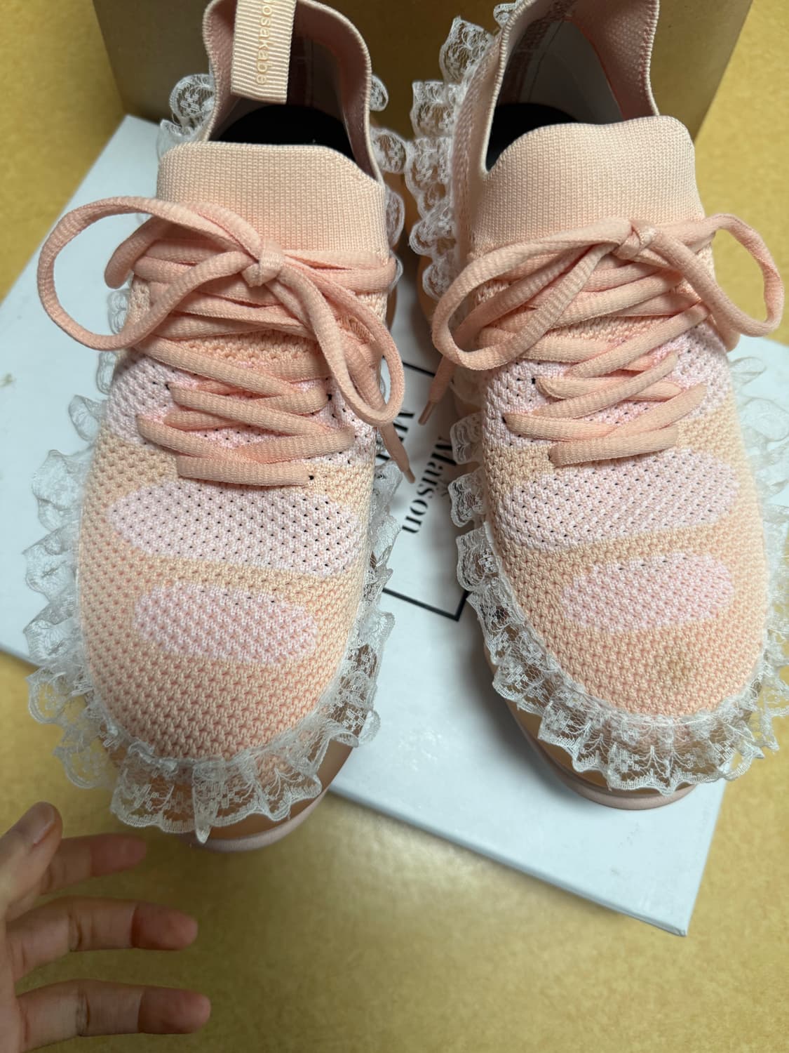 MIKIOSAKBE 레이스 스니커즈 상품이미지4