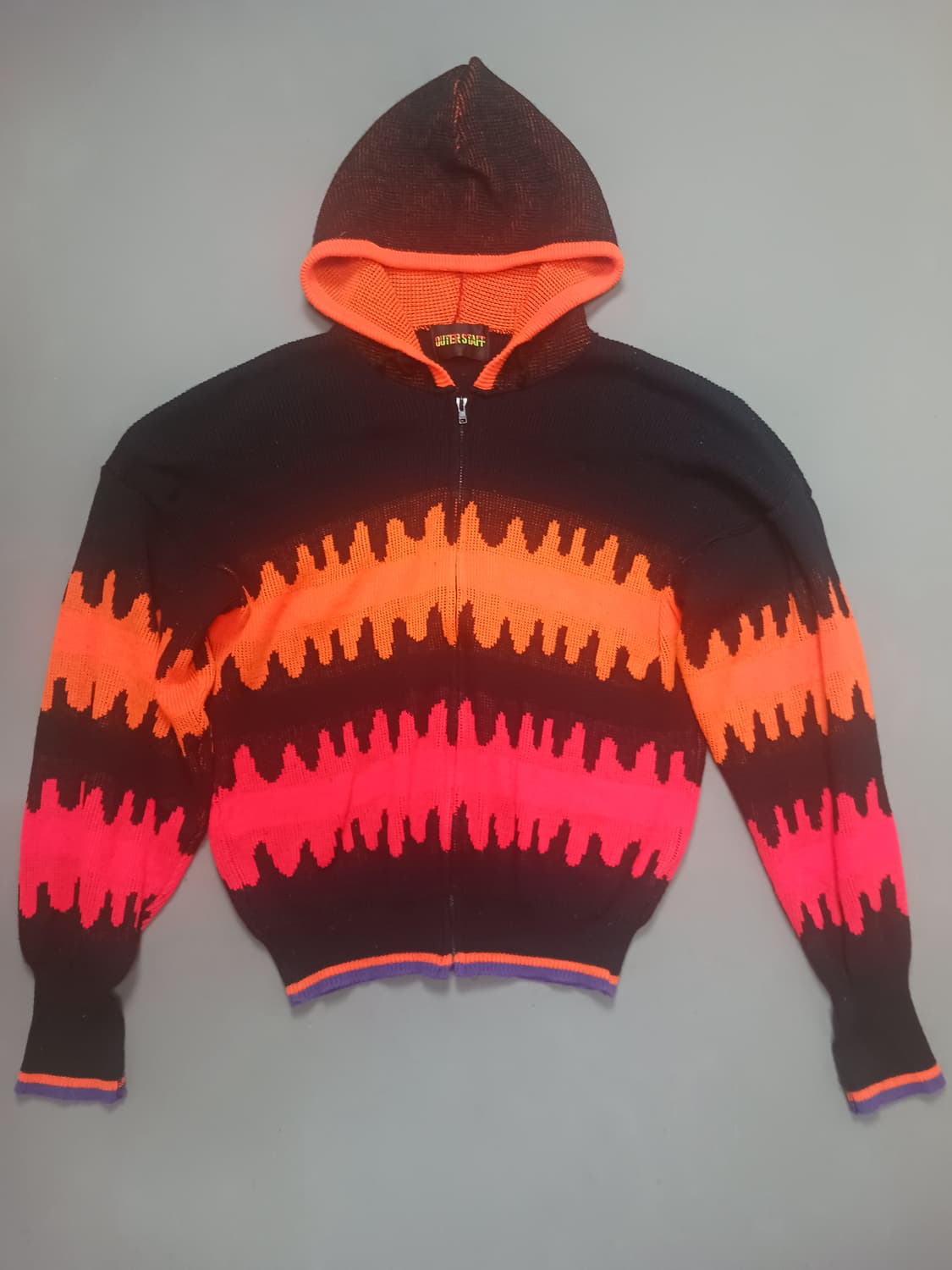 [F] 아우터스태프 버라이어티 후드 니트 집업 상품이미지1