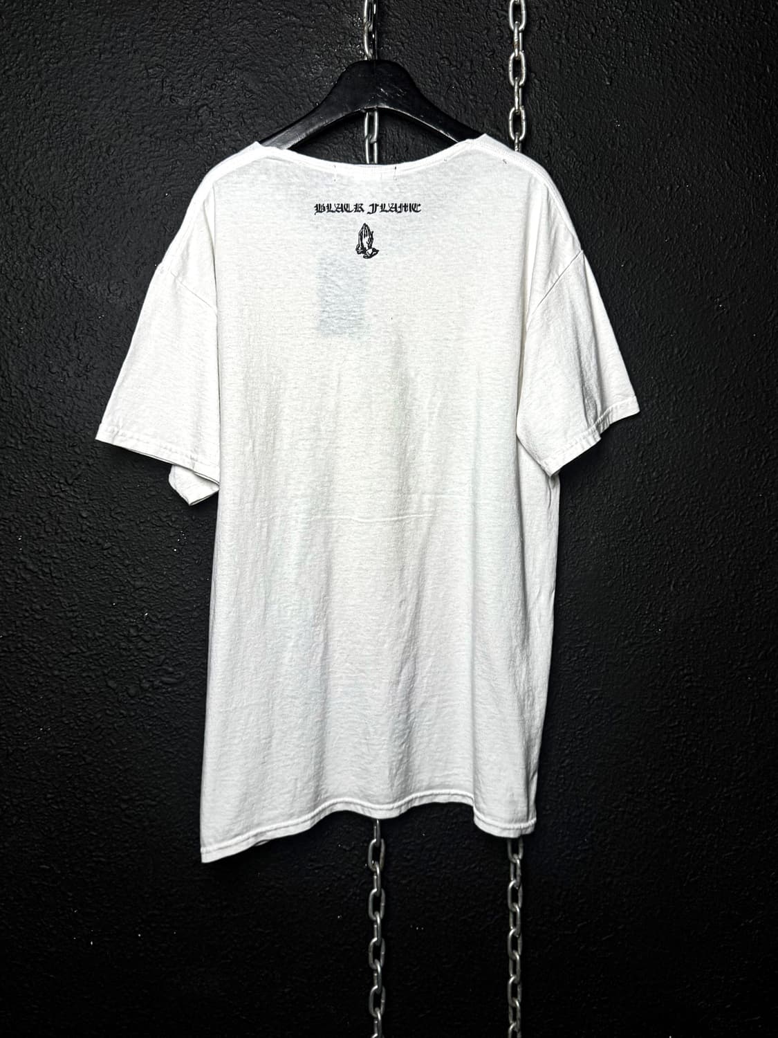 BLACK FLAME – Cross Logo Graphic T-Shirt 상품이미지4