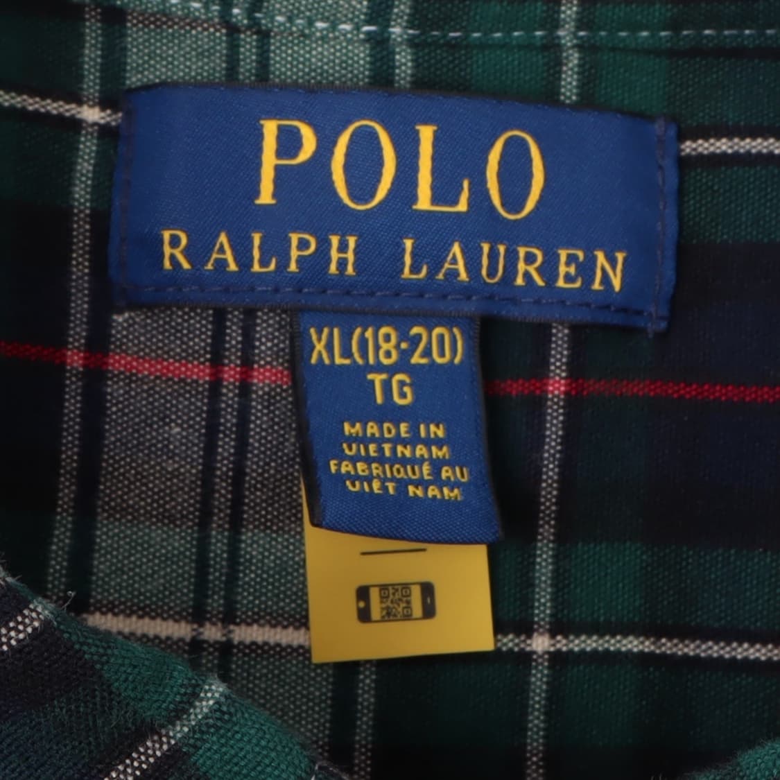 폴로 랄프로렌 그린 플래드 체크 멀티포니 코튼 셔츠 상품이미지8