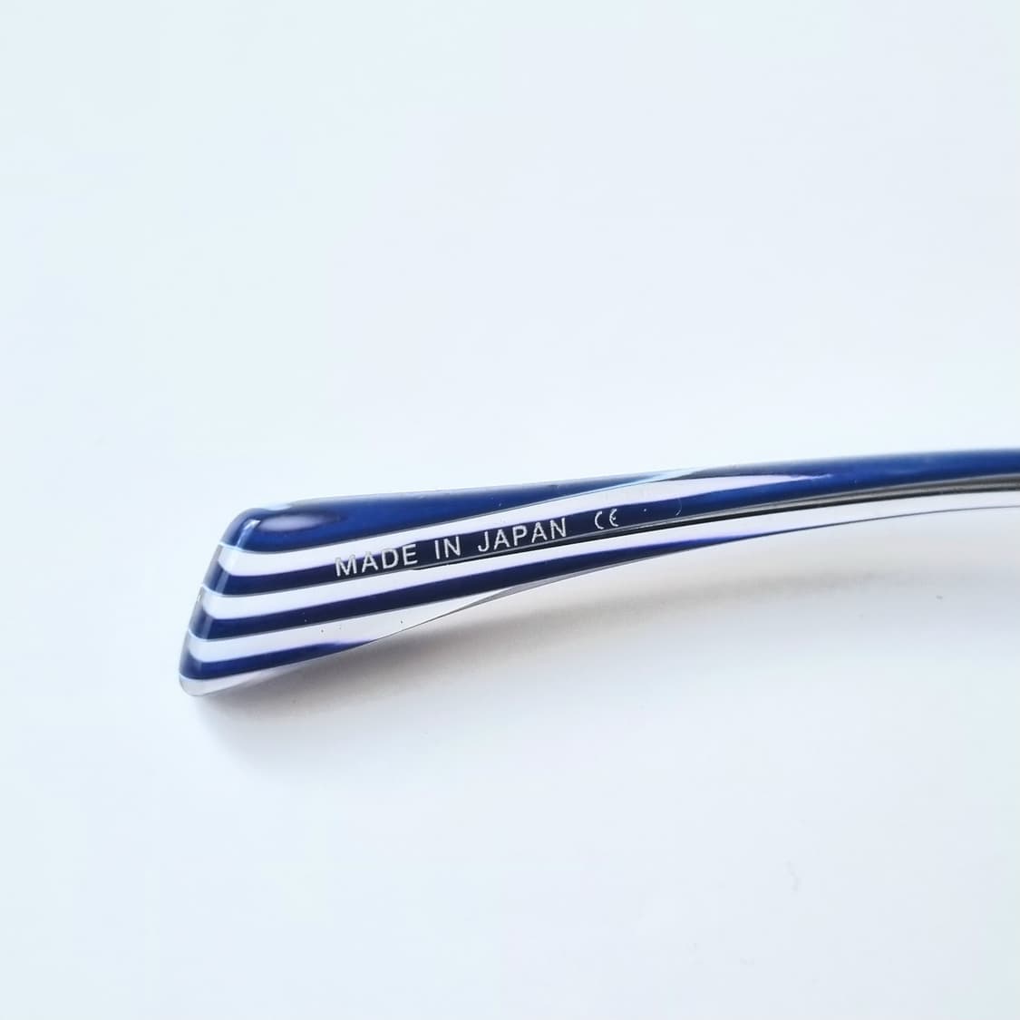 MCM  하프 메탈 안경 블루 스트라이프 안경테 상품이미지8