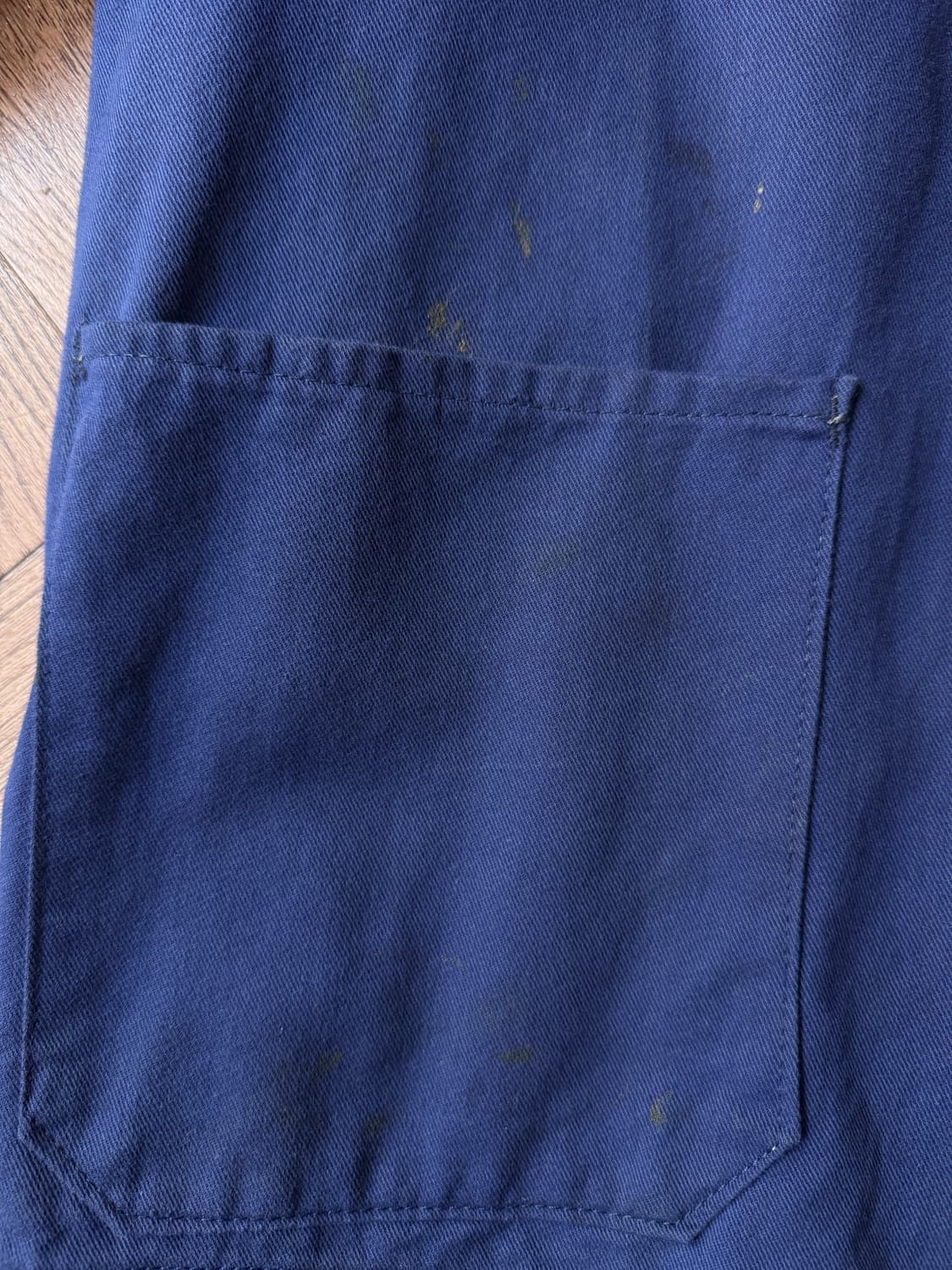 [2XL]빈티지 더티워싱 배드포드 타입 프렌치 워크 자켓 상품이미지5