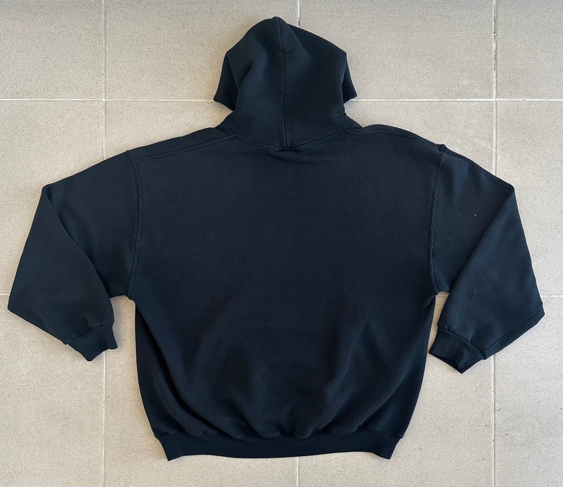 00s 빈티지 러셀 후드 블랙 XL 디스트레스드 상품이미지2