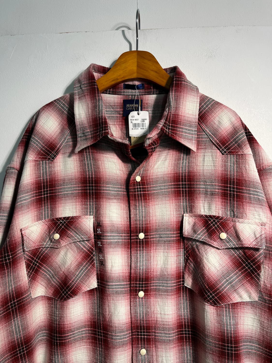(새상품) Heavy cotton 웨스턴 셔츠 3XL 상품이미지3