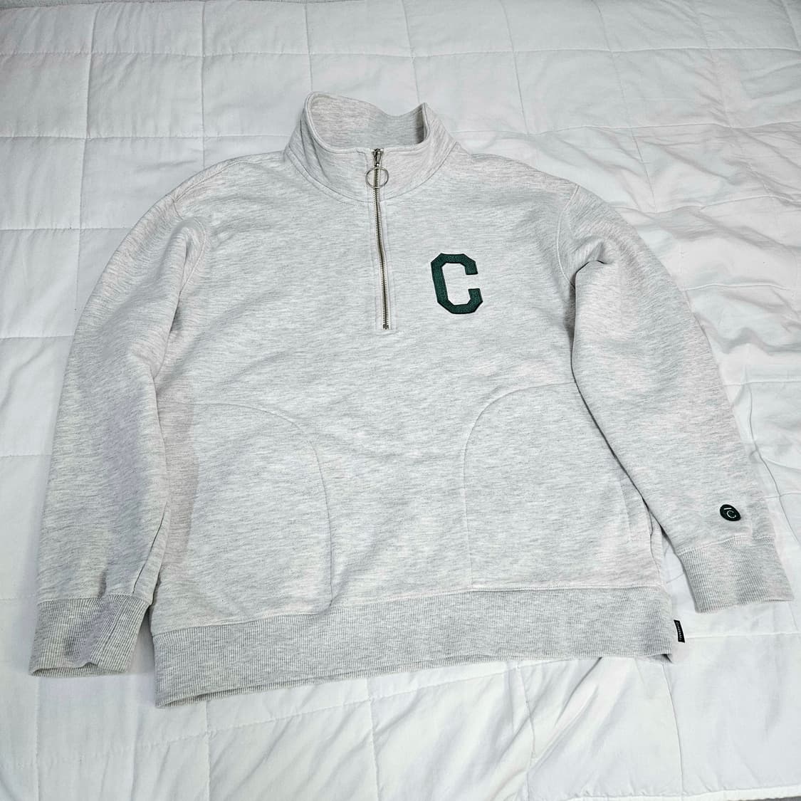 커버낫 하프 집업 맨투맨 M 상품이미지1