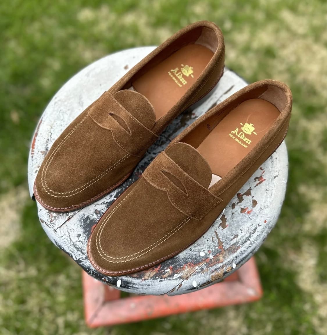 알든 6221L Suede unlined Snuff 8D 5회착 판매 상품이미지2