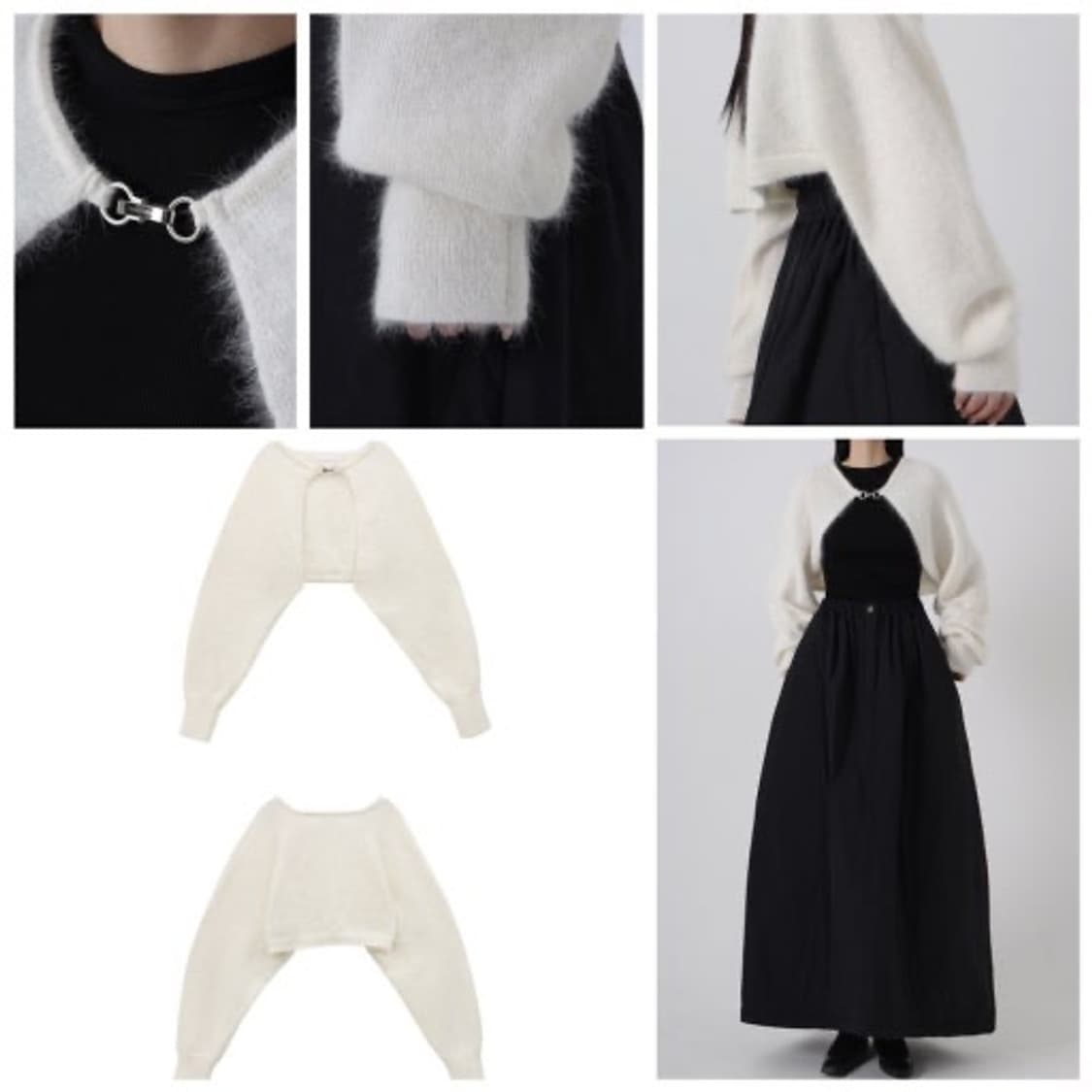 트리밍버드 앙고라 볼레로 상품이미지2