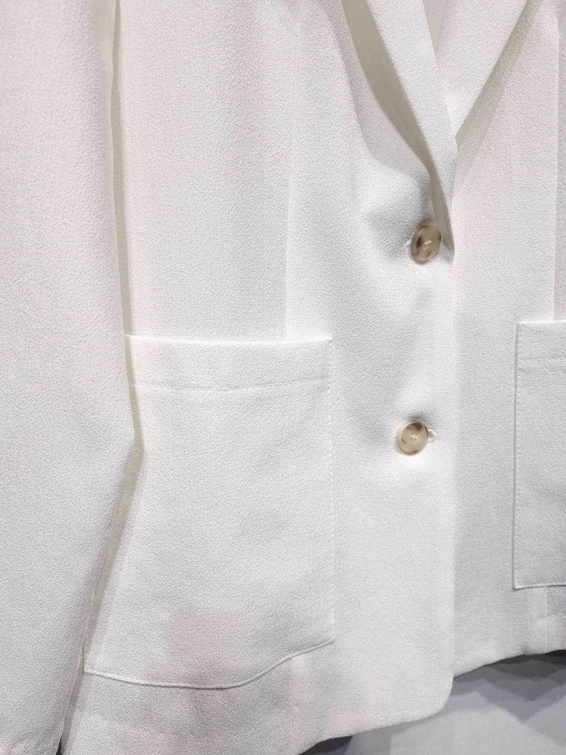 딘트(DINT) 린넨 블레이저 화이트 상품이미지5