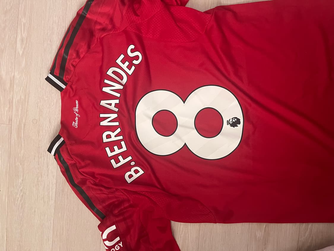 아디다스 25/26 맨유 유니폼 브페 마킹 M 상품이미지2