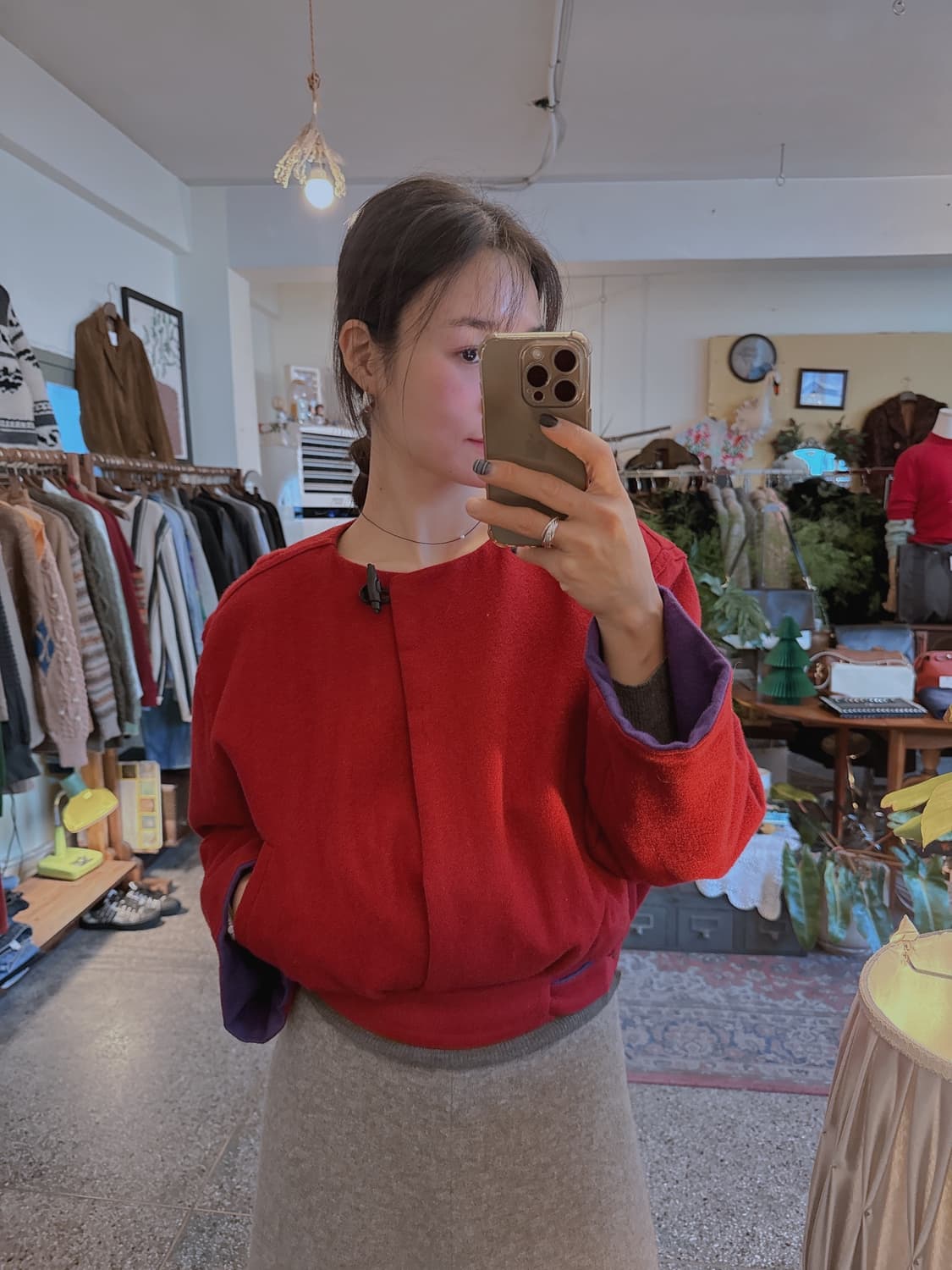 80s 장폴고티에 펌킨레드자켓 상품이미지3