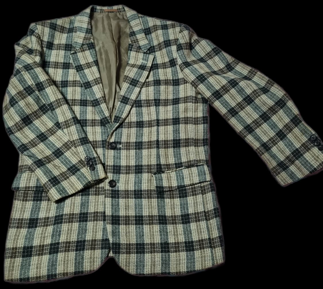 빈티지 체크 블레이저 스포츠자켓 L 사이즈 상품이미지2