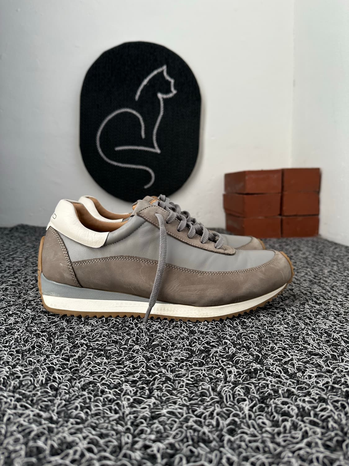 malo 남성 스니커즈 회색/갈색 265 상품이미지2