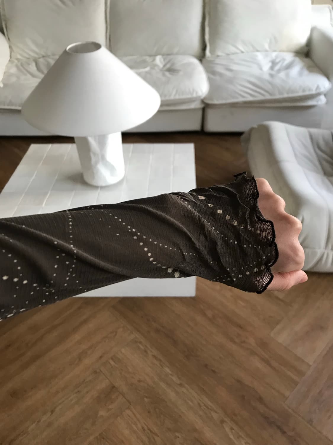 vintage pattern mash top 상품이미지7