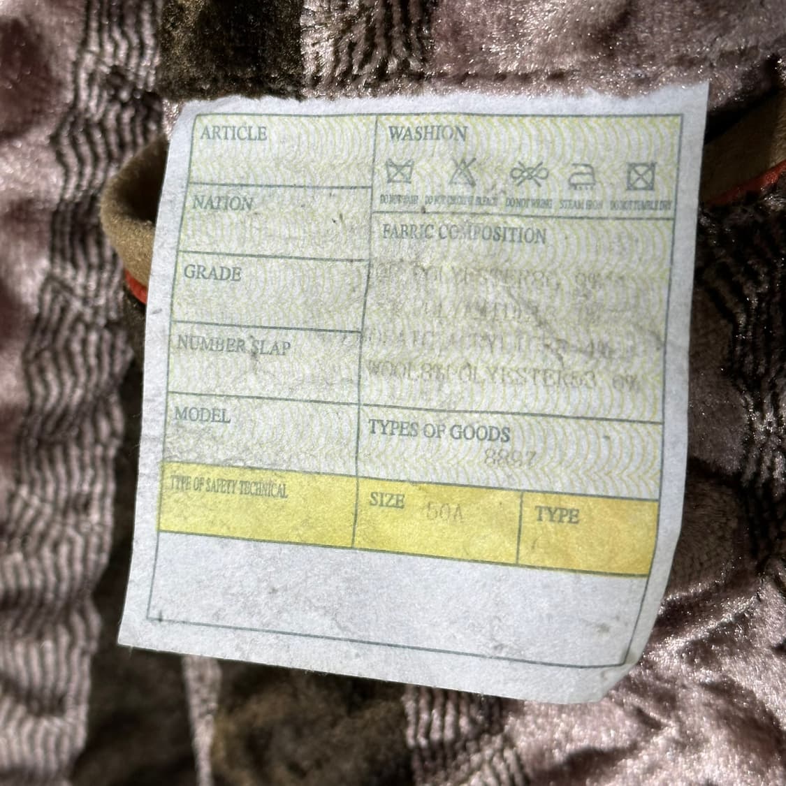 Pulo L•C•S  베이지 코튼 자켓 XL 상품이미지8