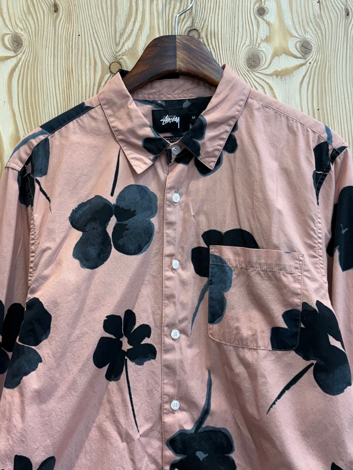 스투시 워터 컬러 플라워 셔츠 상품이미지2