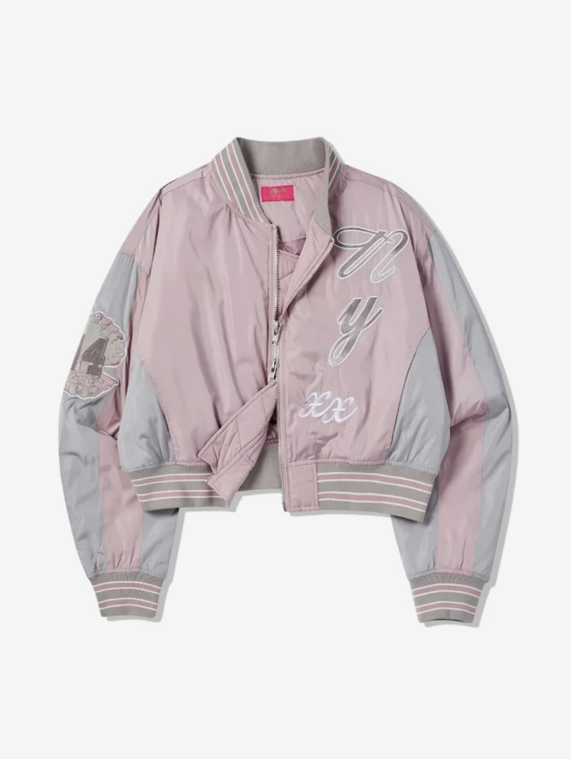 엔와이엑스엑스 봄버 자켓 핑크 상품이미지1