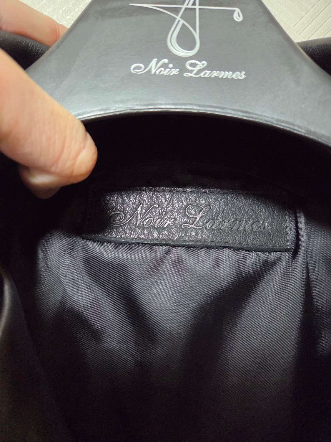[48]느와르라르메스 더블라이더 양가죽자켓 블랙 약105 상품이미지9